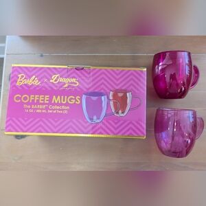Barbie X Dragon Glassware Coffee Mugs